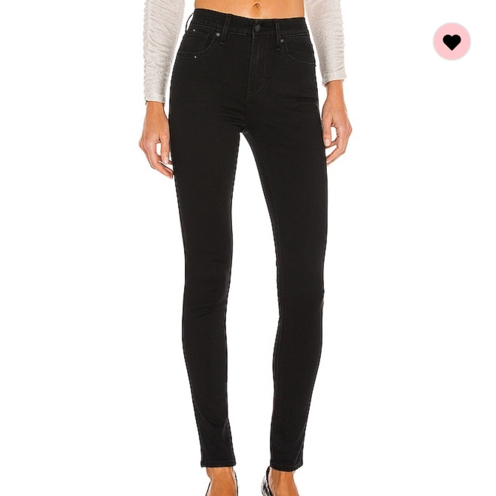 Black high rise skinny bought from revolve